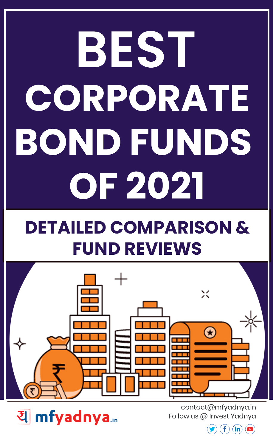 This e-book offers a comprehensive review of Best Corporate Bond Funds of 2021. It reviews the fund's return, ratio, allocation etc. ✔ Detailed Mutual Fund Analysis ✔ Latest Research Reports	